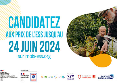 Les Prix de l'économie sociale et solidaire 2024 | ESS France et le réseau des CRESS