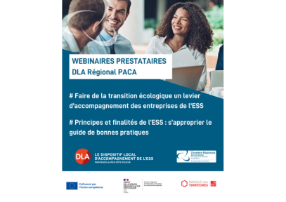 Le DLA Régional PACA organise un cycle de webinaires pour les prestataires DLA