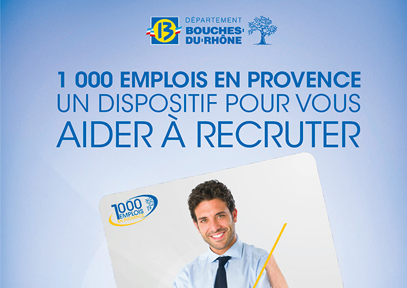 1000 emplois en provence