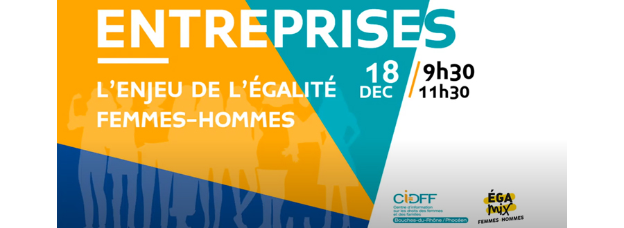 Entreprises : l’enjeu de l’égalité femmes hommes | Replay webinaire du CIDFF