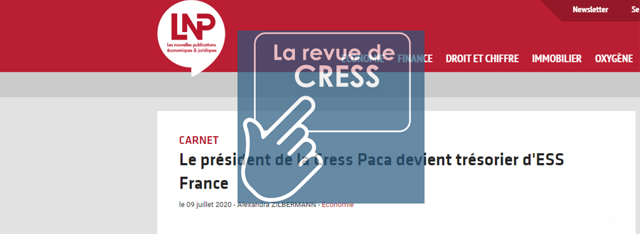 Denis Philippe trésorier ESS France Président CRESS PACA