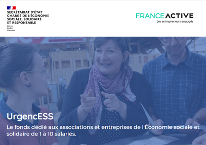 Lancement du fonds UrgencESS pour les associations et entreprises de l’ESS 