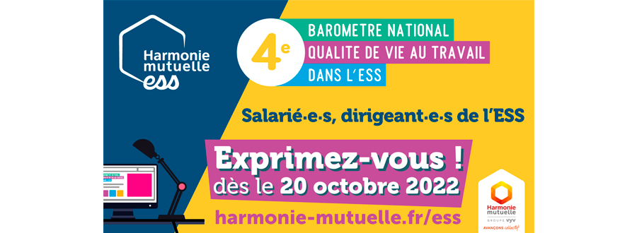 Enquête : baromètre national sur la QVT dans l’économie sociale et solidaire