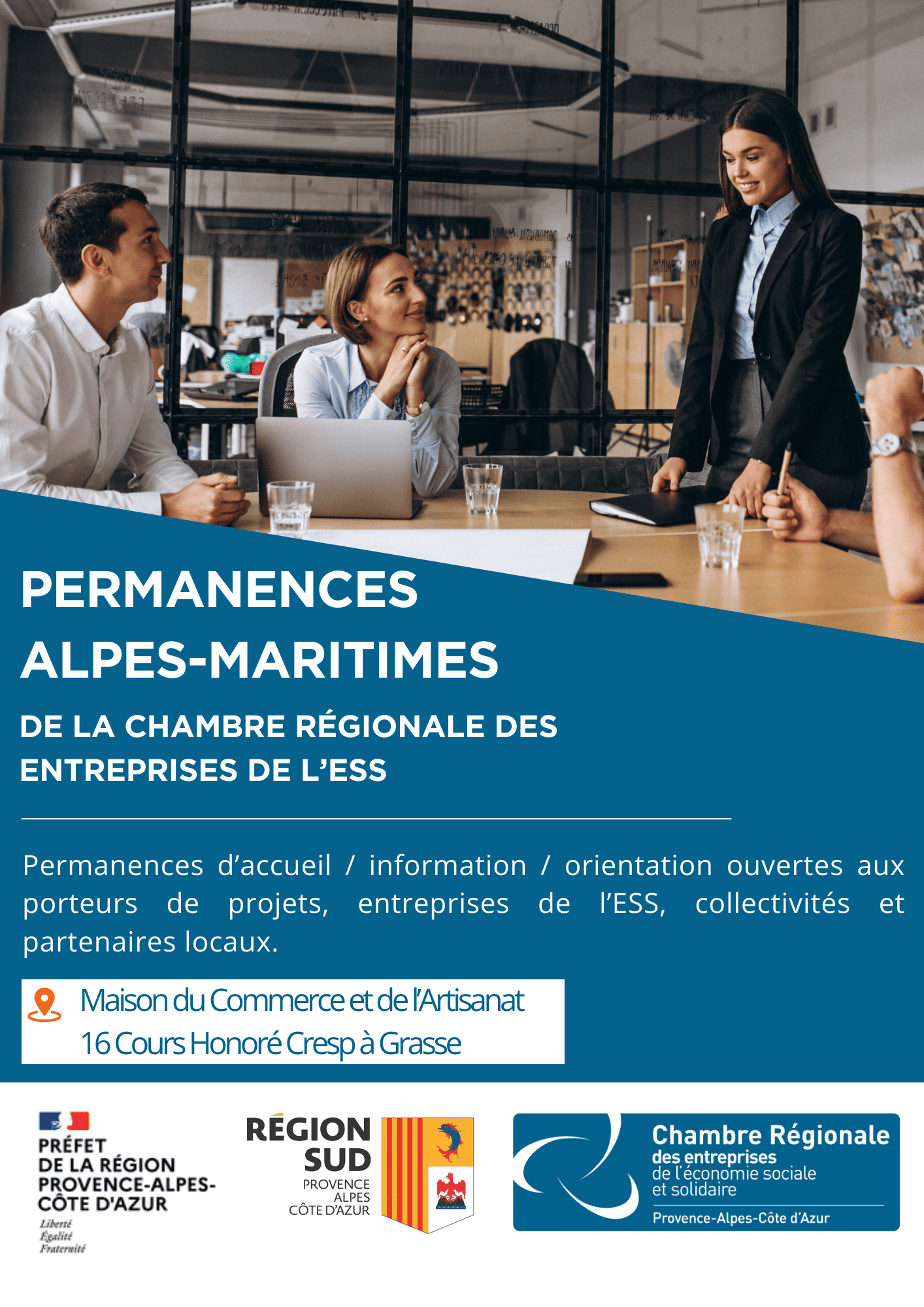La CRESS PACA déploie ses permanences à Grasse