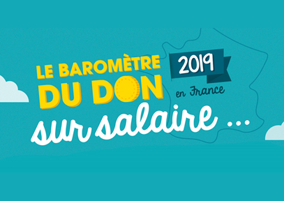 Baromètre du don sur salaire 2019 en France