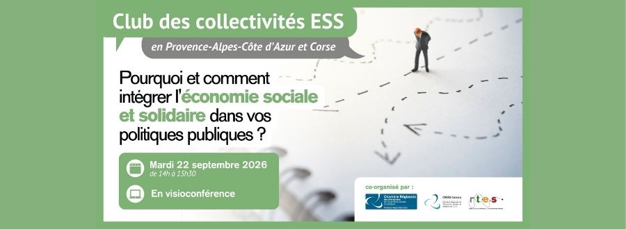 Club des collectivités : Pourquoi et comment intégrer l'ESS dans vos politiques publiques ?