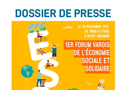 Dossier de presse : 1er forum varois de l'économie sociale et solidaire