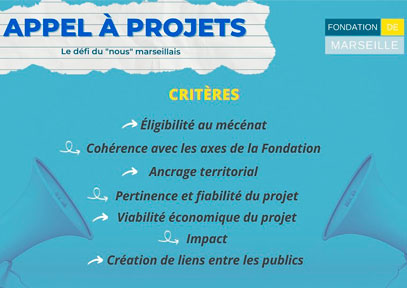 Appel à projets 2022 : Casser les codes, donner les codes | La Fondation de Marseille