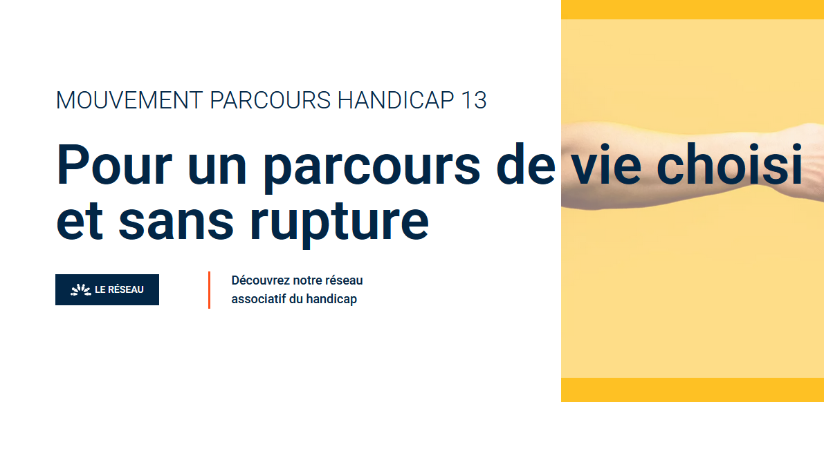 Le Mouvement Parcours Handicap (13)  recrute un(e) Responsable du mouvement associatif.