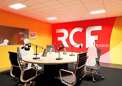 nouveaux studios numeriques radio RCF